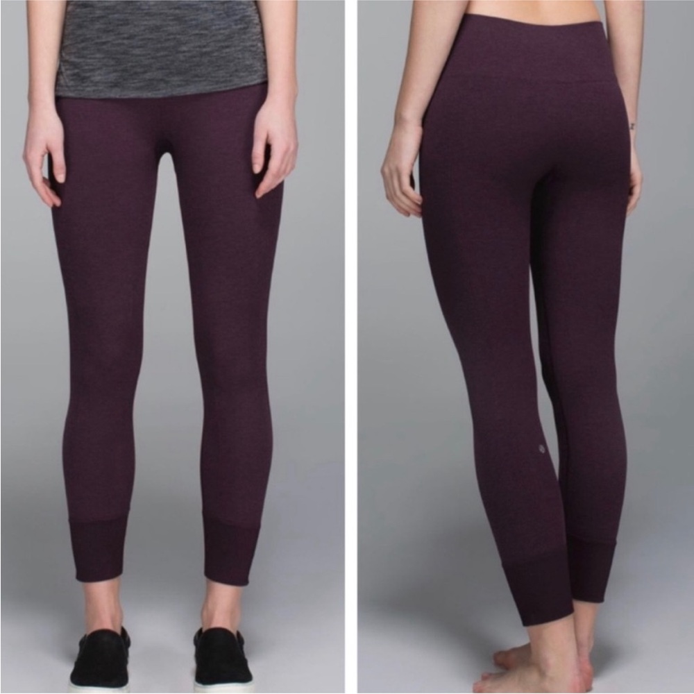 Lululemon Ebb To Street Leggings Purple 8